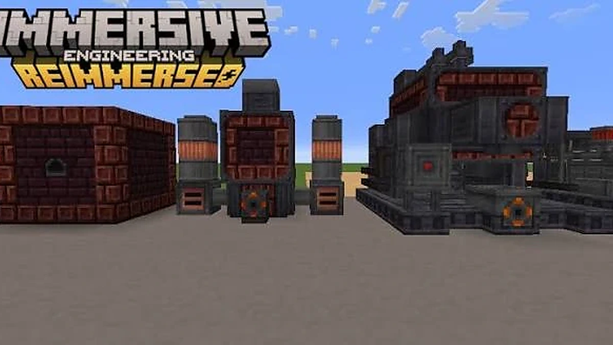 Immersive Engineering machine setup for compatibility overview
